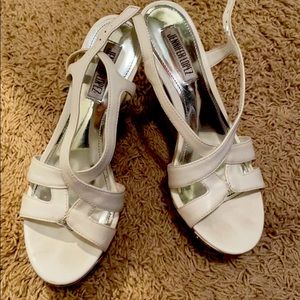 Jennifer Lopez Sandals- Cork Wedge  EUC